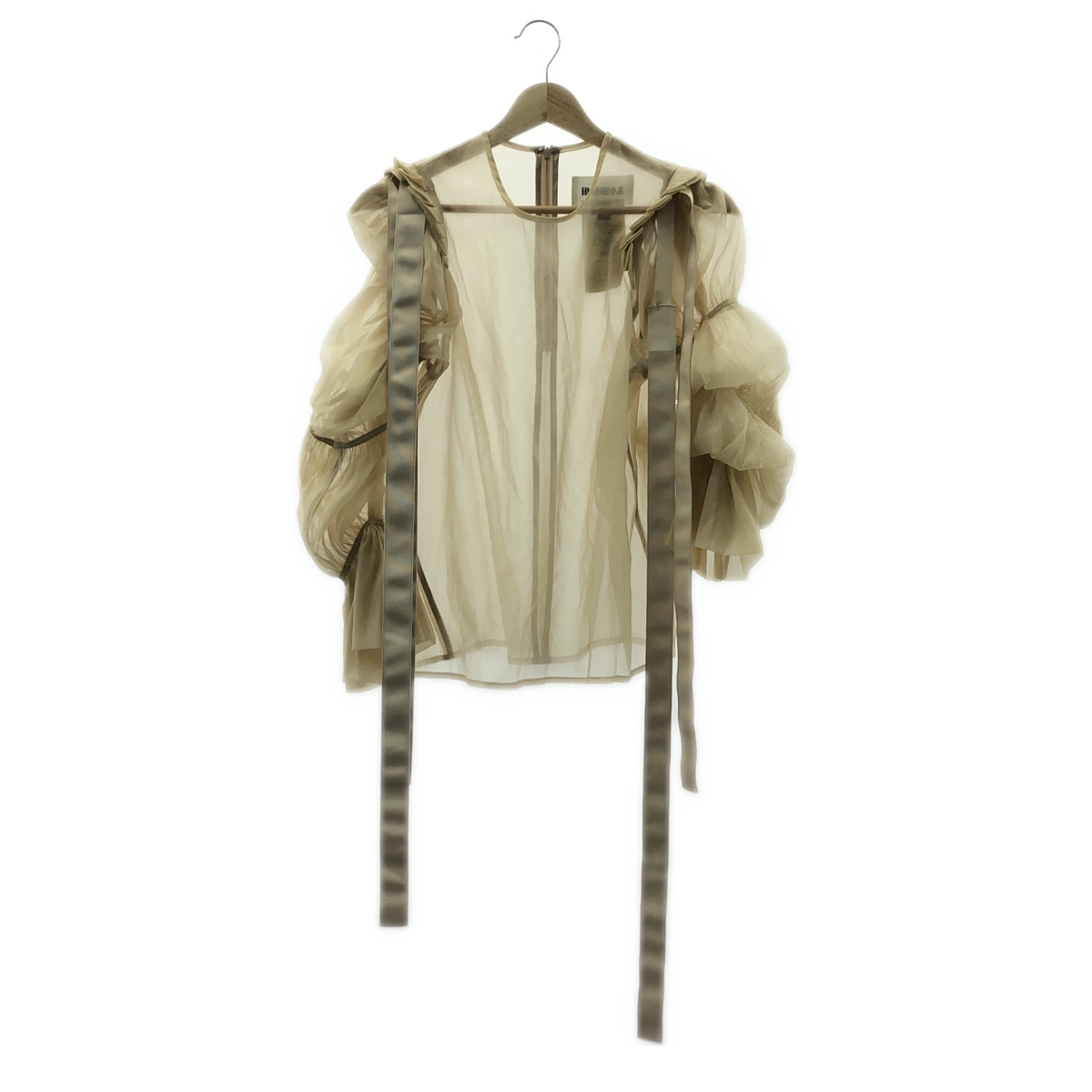 その他 シアー ボリュームスリーブ ブラウス トップス