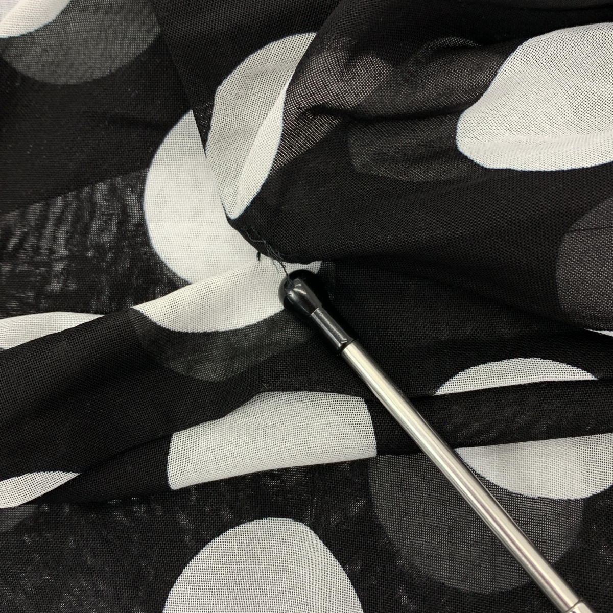 JUNYA WATANABE COMME des GARCONS / ジュンヤワタナベ ドット 変形 シアー オーバー シャツ ブラウス