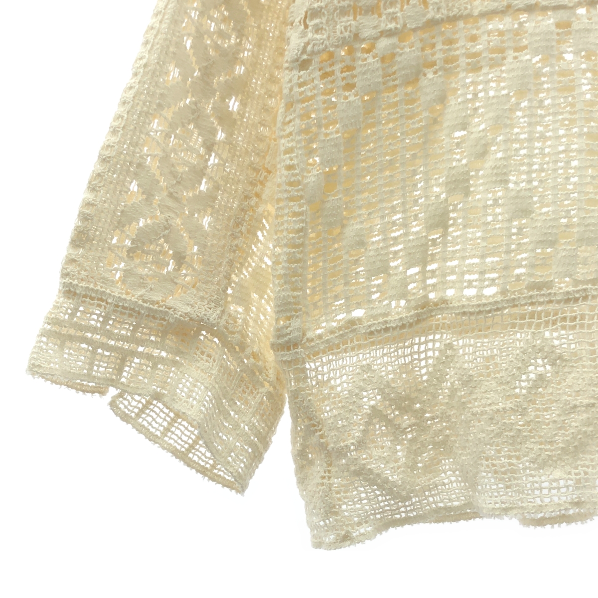 Framework / フレームワーク アンティークレースオープンカラーシャツ