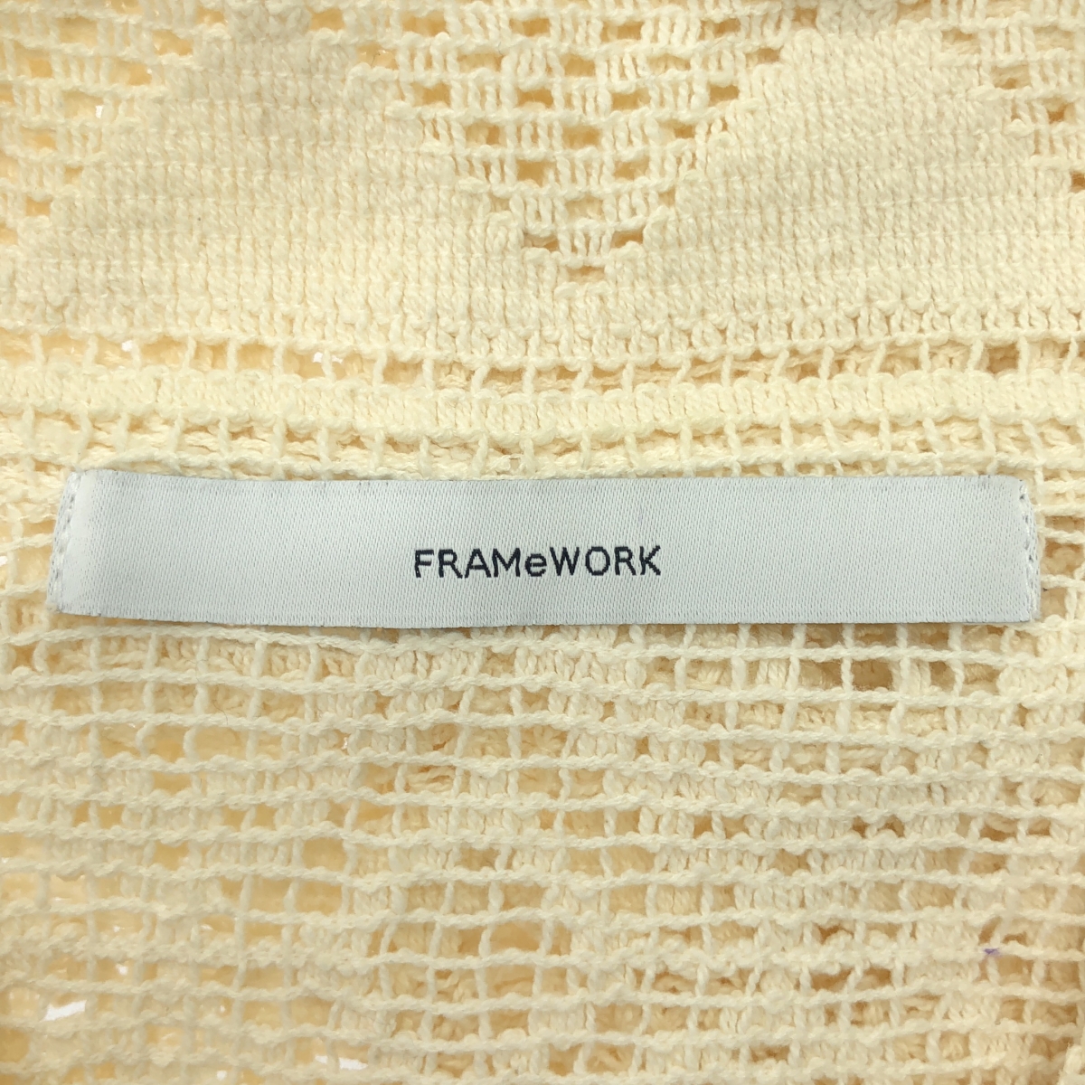 Framework / フレームワーク アンティークレースオープンカラーシャツ