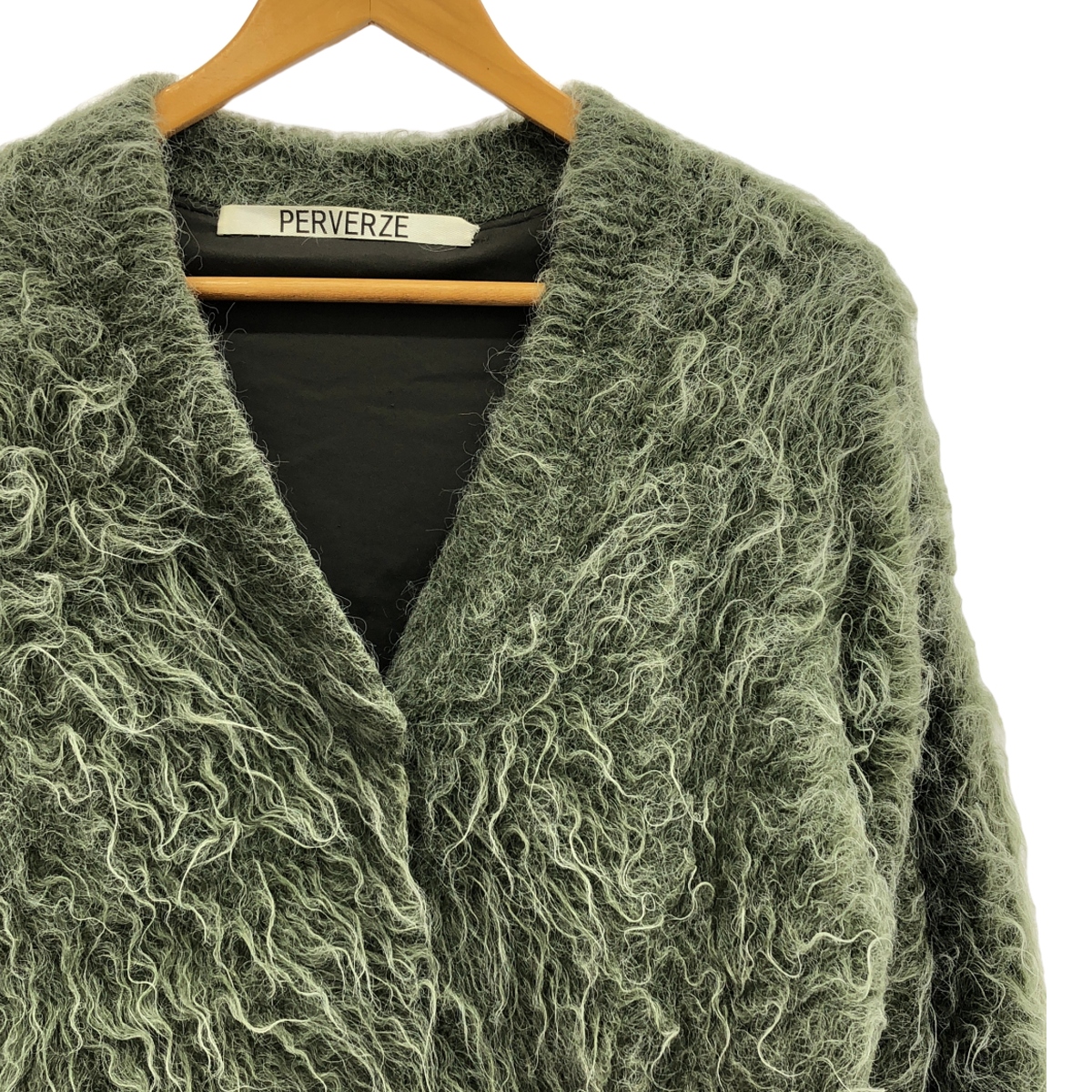 PERVERZE / パーバーズ Wave Crash Knit Cardigan クラッシュニット カーディガン