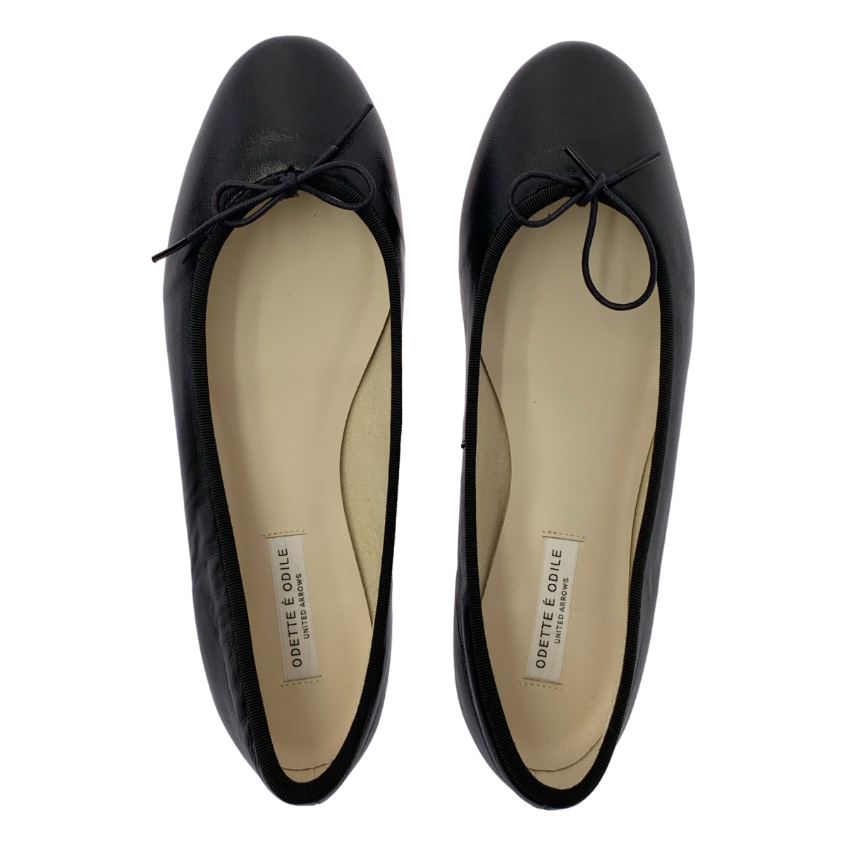 その他 バレリーナ フラット レザー リボン バレエシューズ