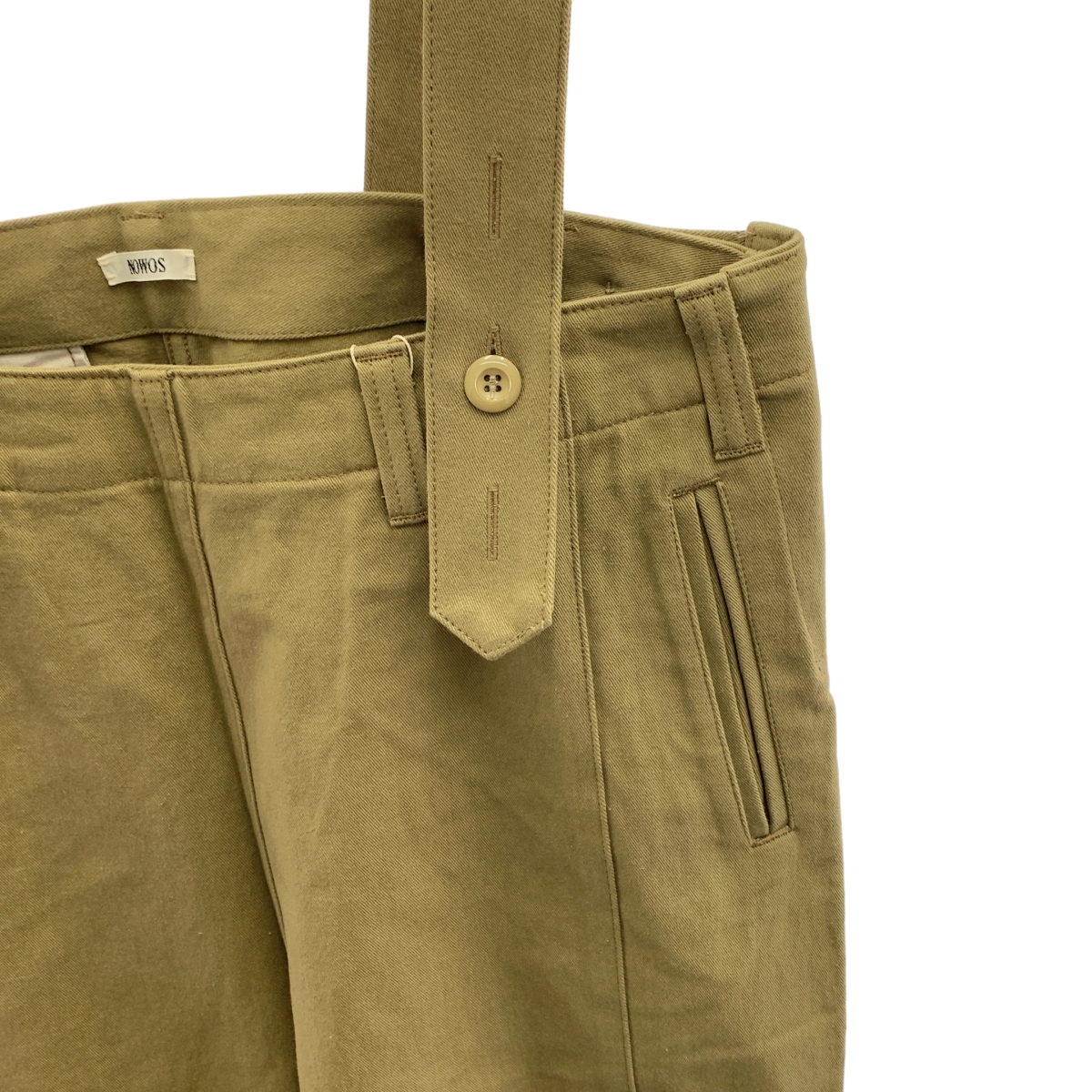 NOWOS / ノーウォス Suspenders pants / サスペンダー サロペット パンツ