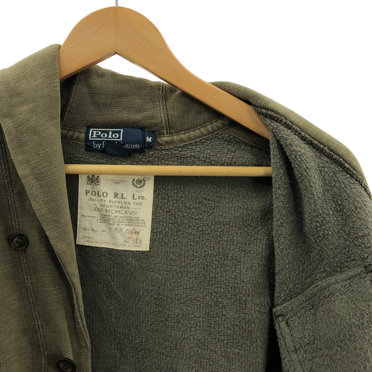 その他 コットン ショールカラー カーディガン