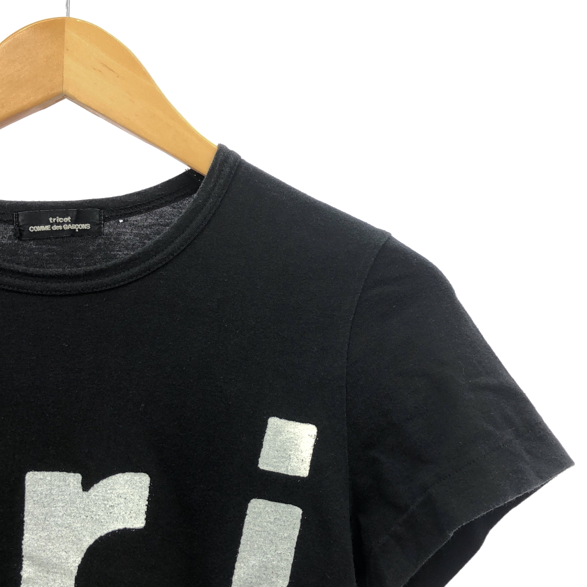 tricot COMME des GARCONS / トリココムデギャルソン プリント クルーネック Tシャツ カットソー