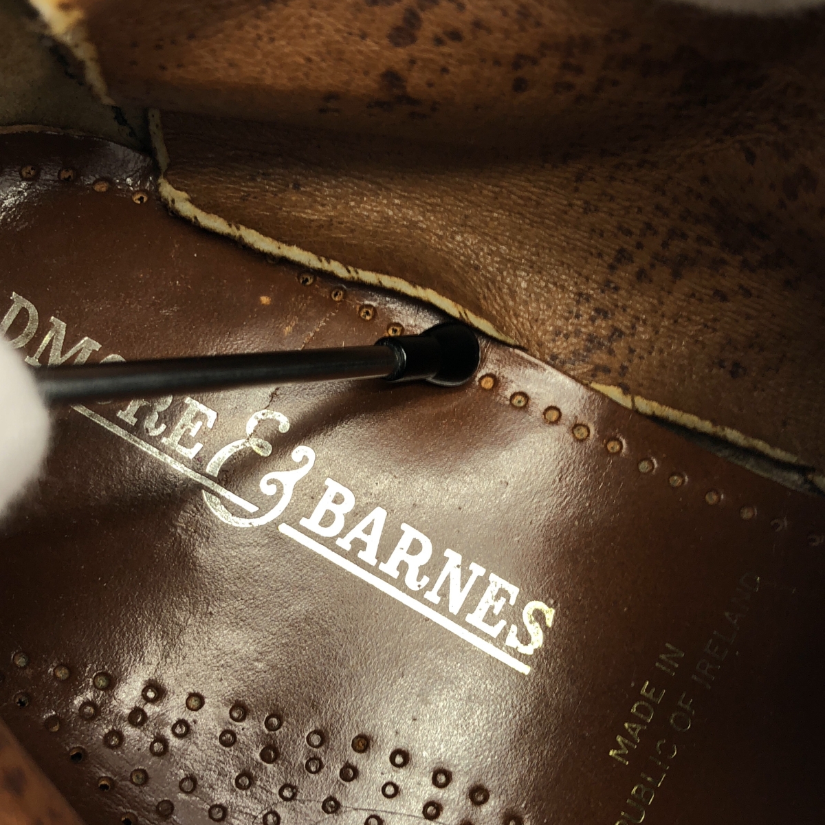 Padmore&Barnes / パドモア&バーンズ クレープソール レザー モカシン ワラビーブーツ