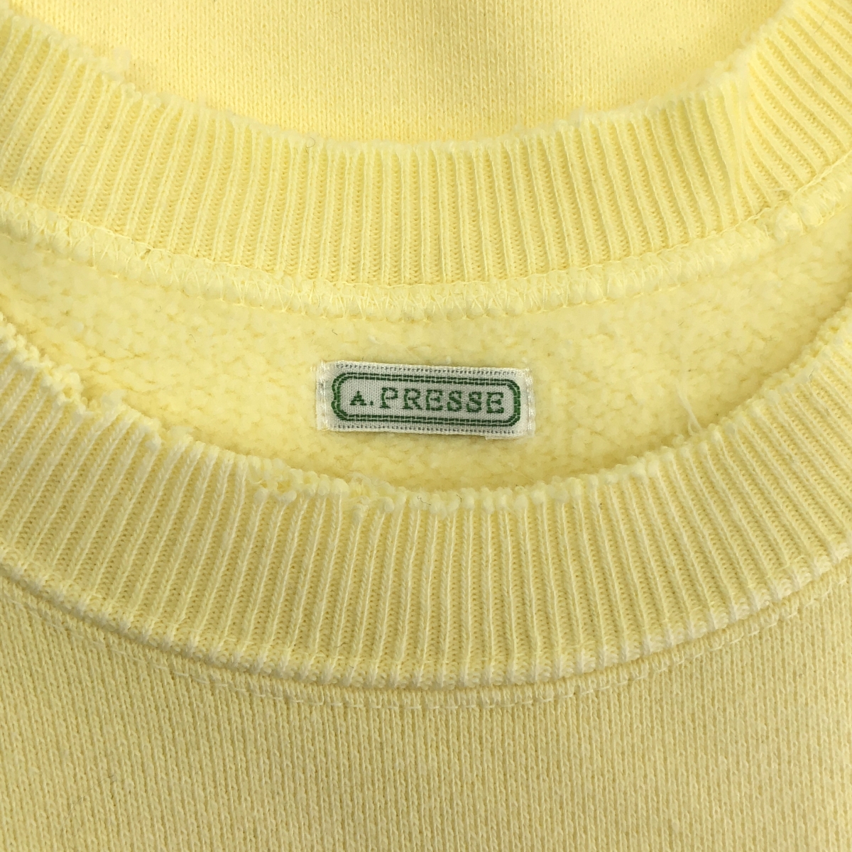 A.PRESSE / アプレッセ Vintage Sweatshirt ヴィンテージ加工 スウェット