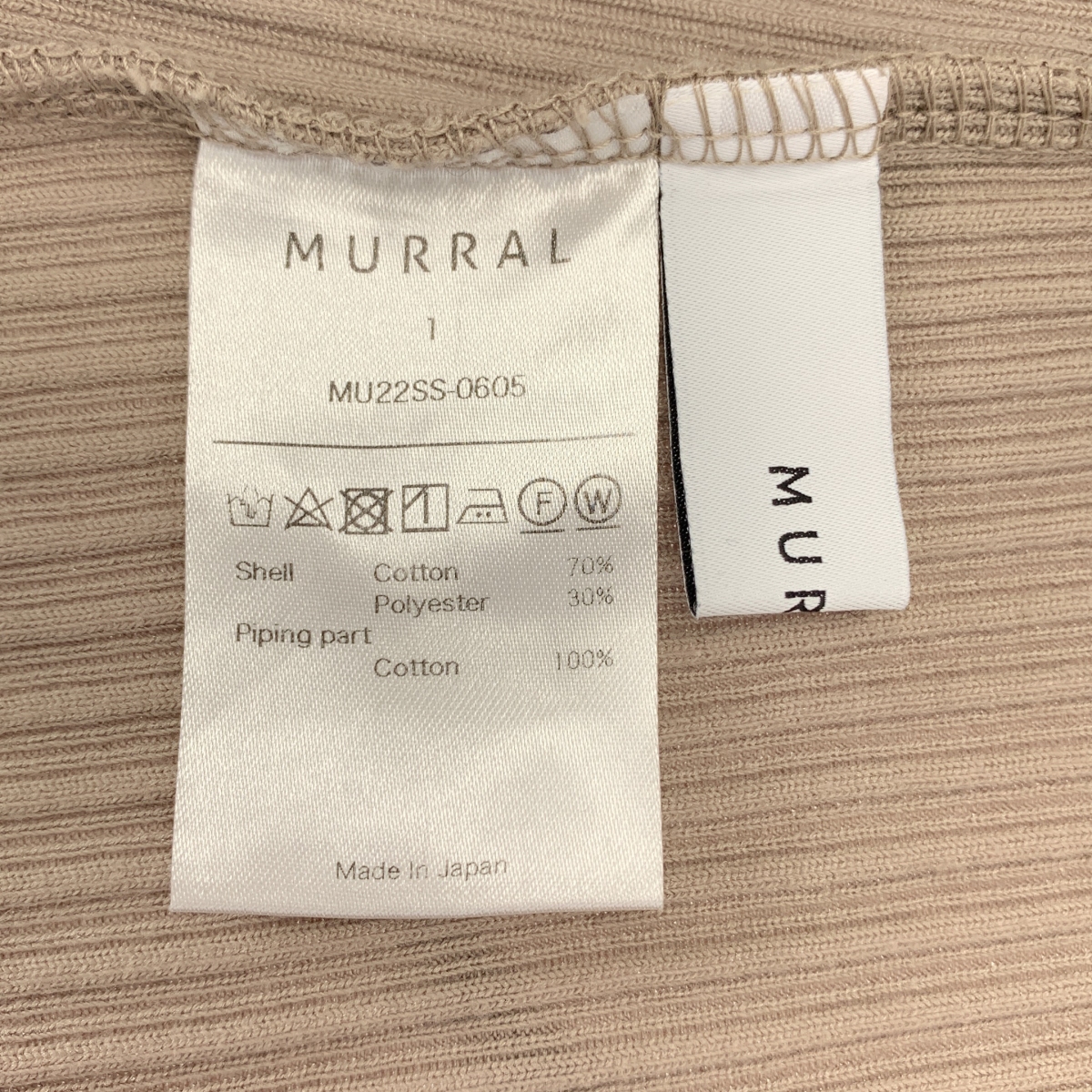 MURRAL / ミューラル lvy Tank タンクトップ