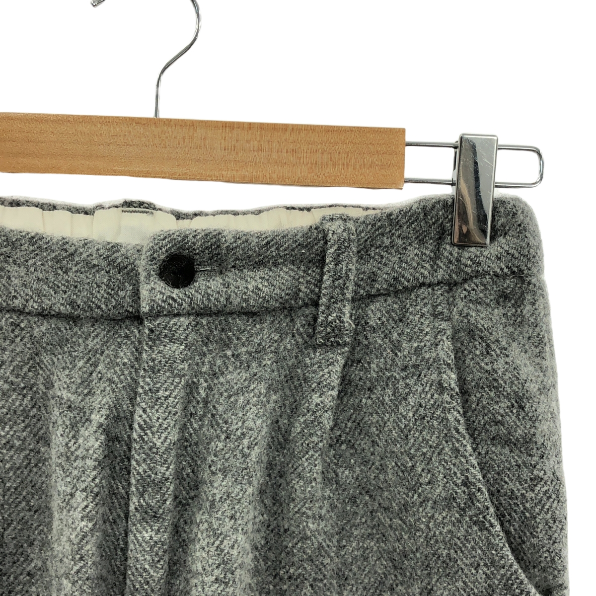 UNIVERSAL TISSU / ユニバーサルティシュ オリジナル ウール へリンボーン ジョガーパンツ