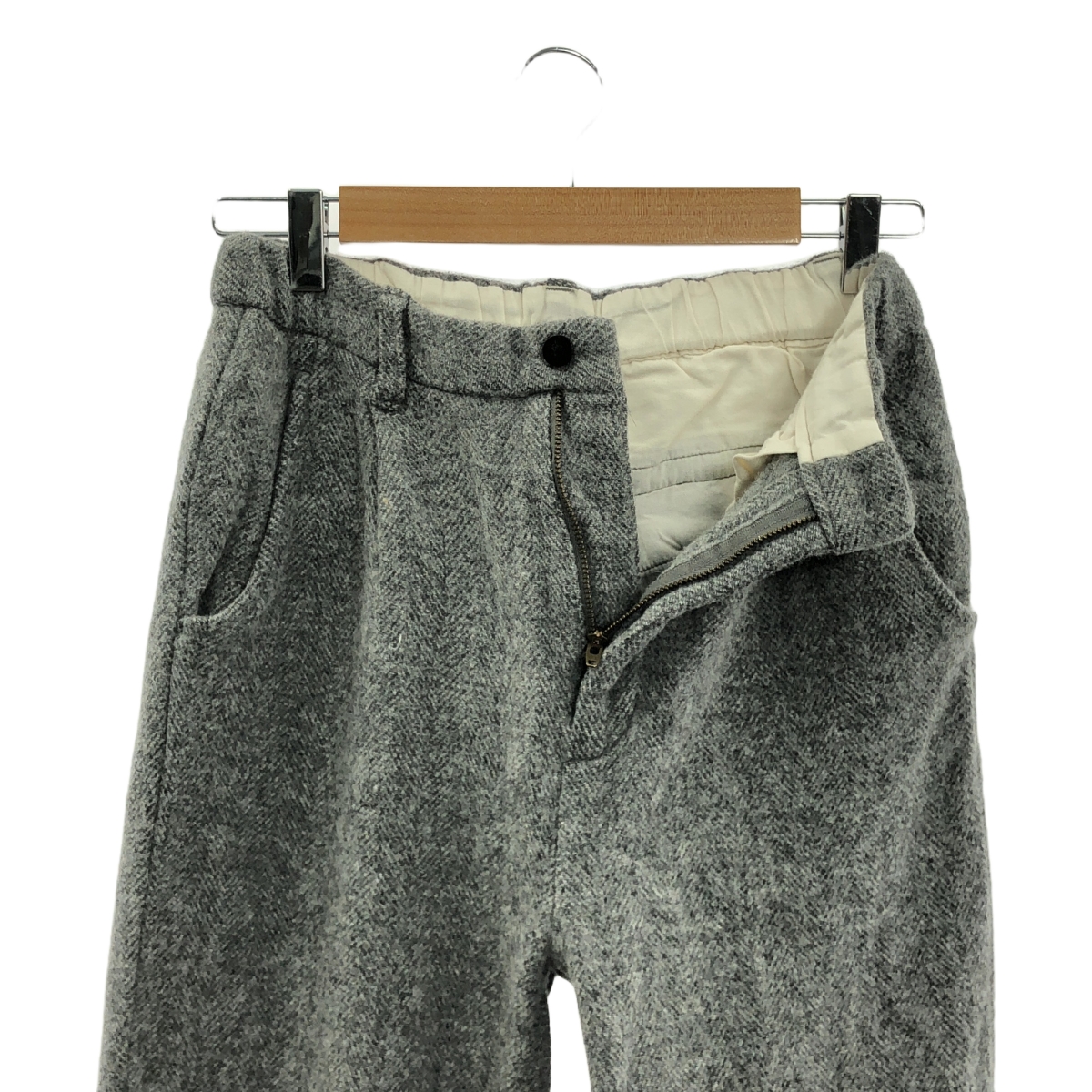 UNIVERSAL TISSU / ユニバーサルティシュ オリジナル ウール へリンボーン ジョガーパンツ