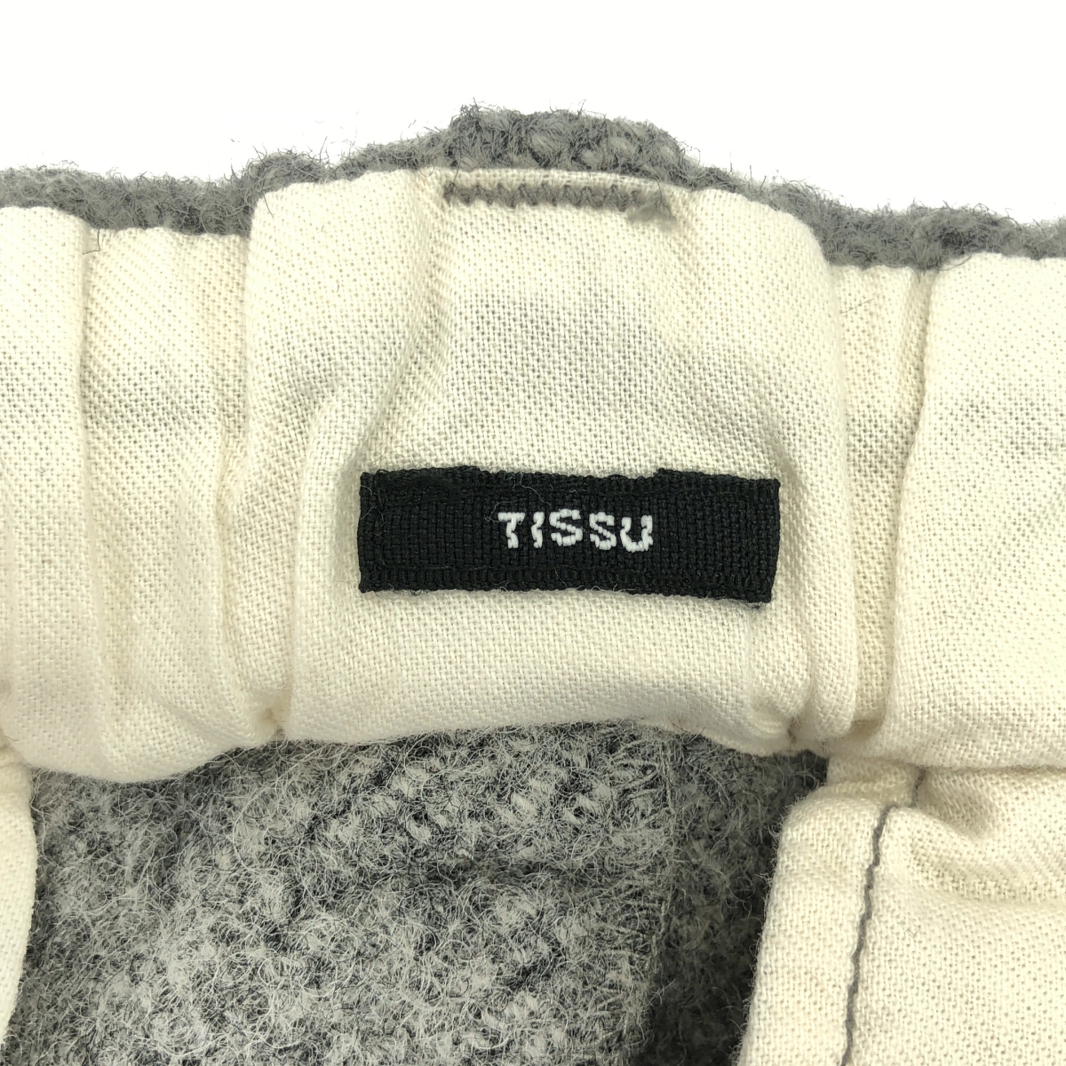 UNIVERSAL TISSU / ユニバーサルティシュ オリジナル ウール へリンボーン ジョガーパンツ