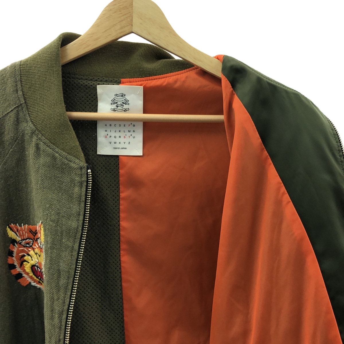 STOF / ストフ 二重人格 MA-1 アシンメトリー ジャケット