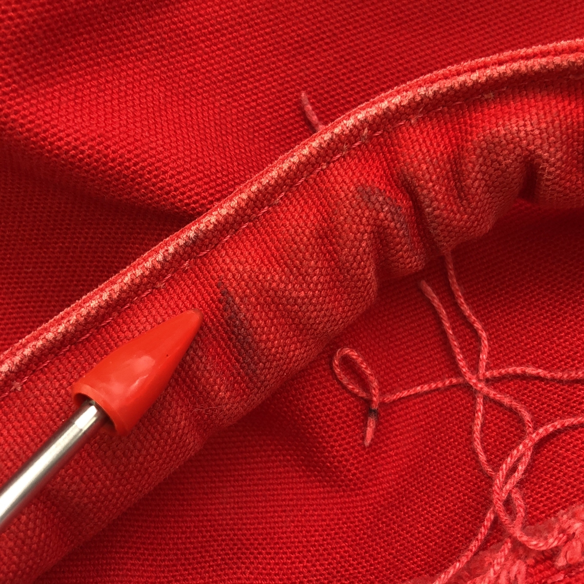 tricot COMME des GARCONS / トリココムデギャルソン キャンバス フリンジ ハンドバッグ