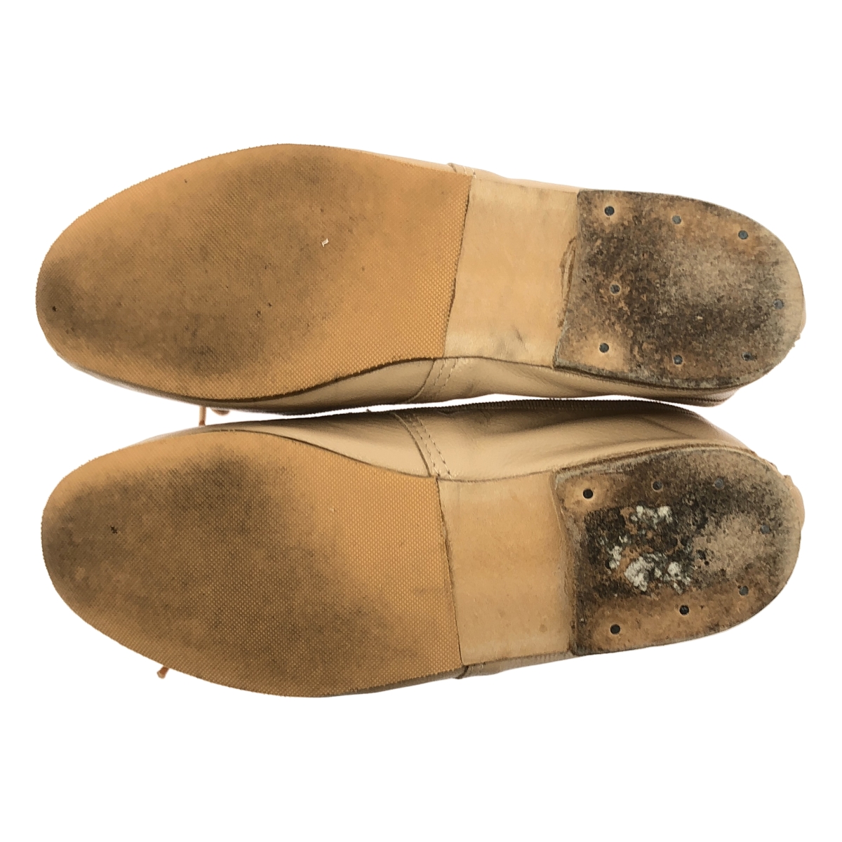 E.PORSELLI / ポルセリE レザー リボン フラット バレエシューズ