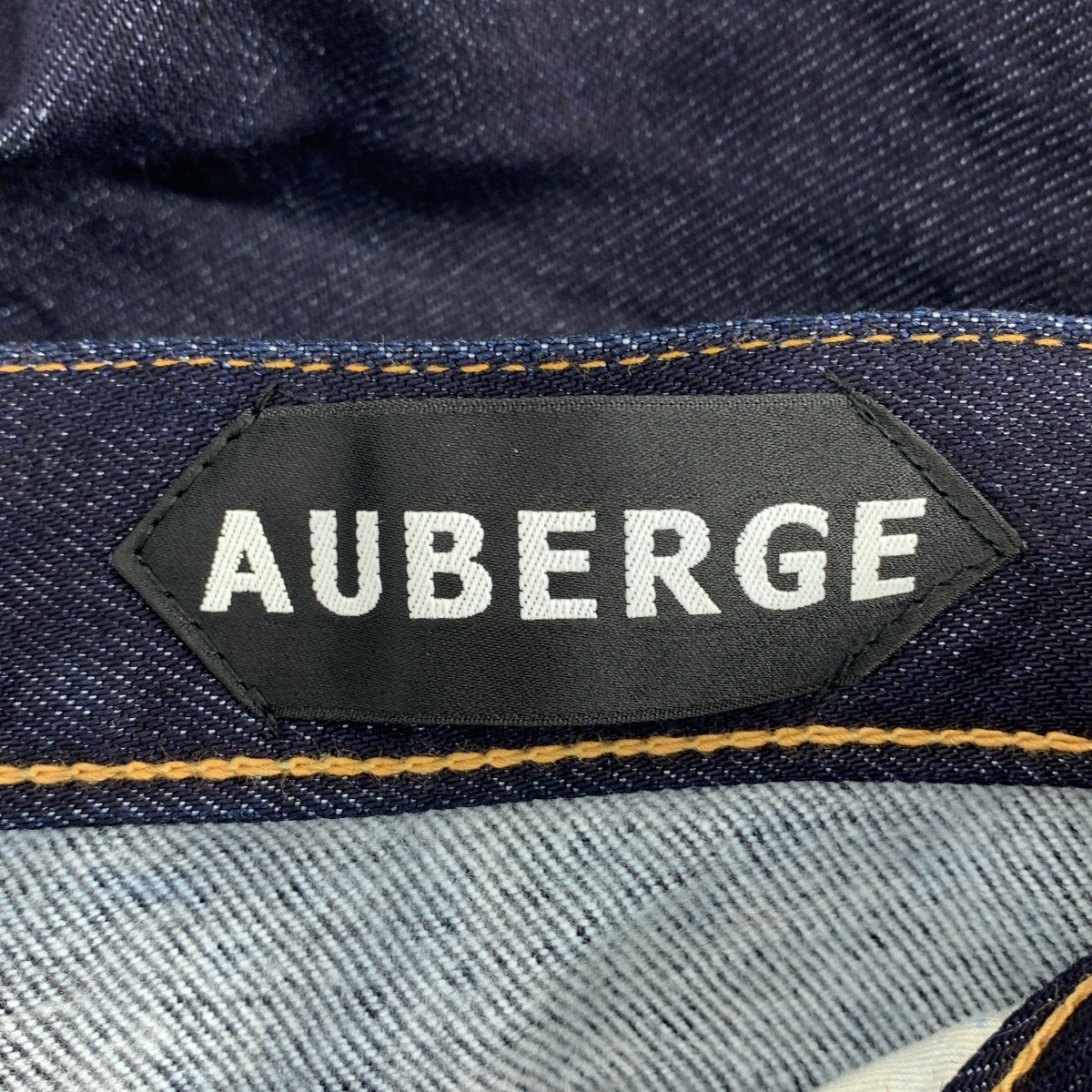 AUBERGE / オーベルジュ PHIL MENPU コットン シルク 5ポケット セルビッチ デニムパンツ