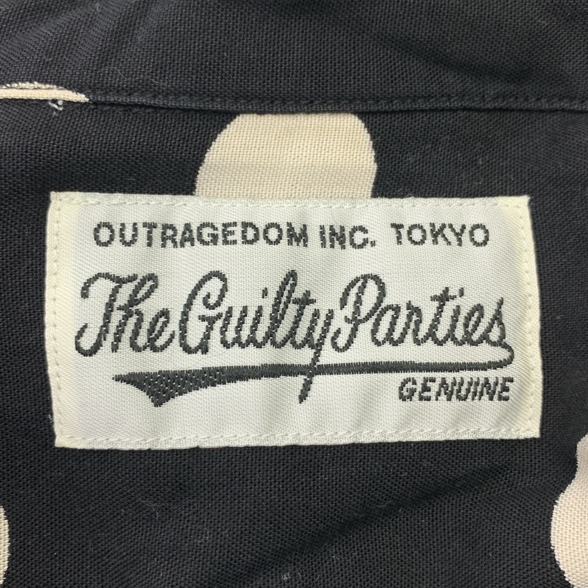 WACKO MARIA / ワコマリア レーヨン ドット オープンカラーシャツ