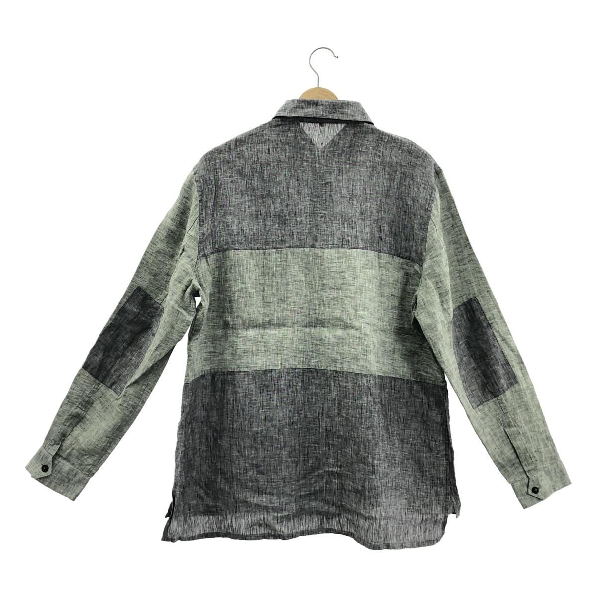 LOEWE / ロエベ 2トーン リネン 長袖 シャツ