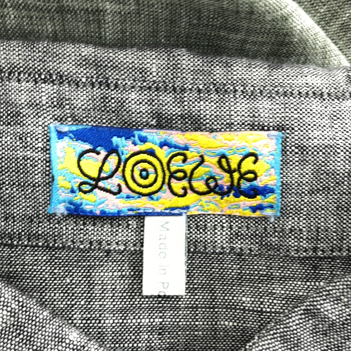 LOEWE / ロエベ 2トーン リネン 長袖 シャツ