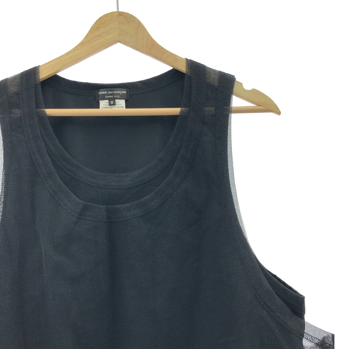 COMME des GARCONS HOMME PLUS / コムデギャルソンオムプリュス チュール レイヤード ロング ノースリーブ トップス