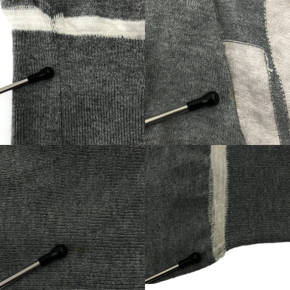 Y's / ワイズヨウジヤマモト カシミヤ混 ロング ニット カーディガン