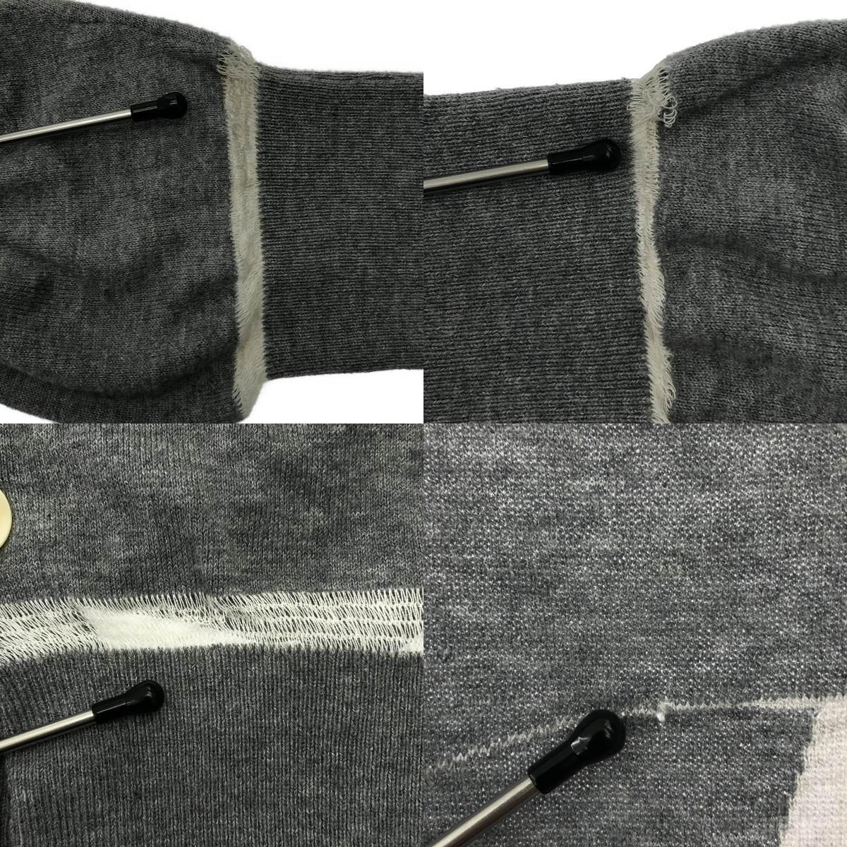 Y's / ワイズヨウジヤマモト カシミヤ混 ロング ニット カーディガン