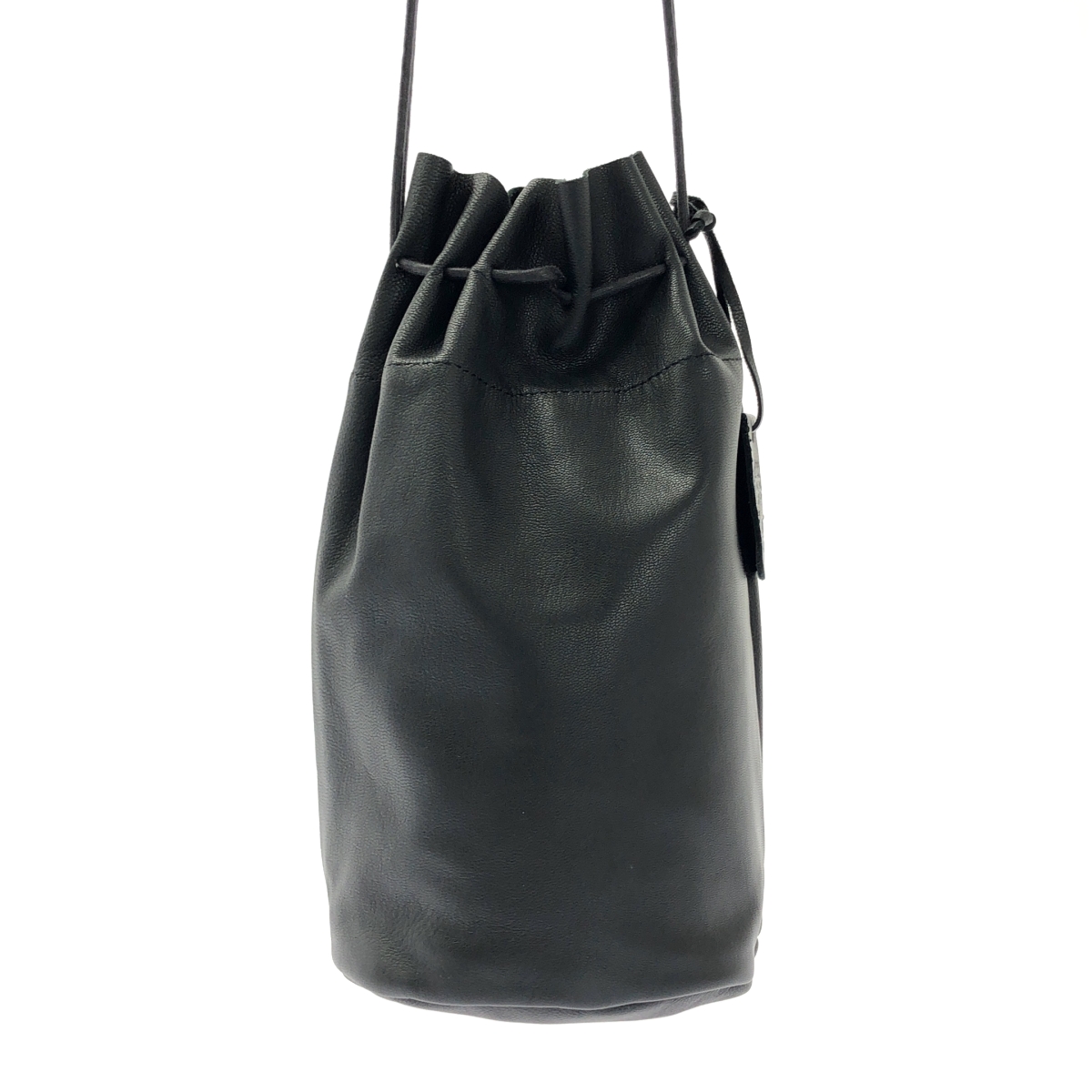 REN / レン レザー 巾着 ショルダーバッグ