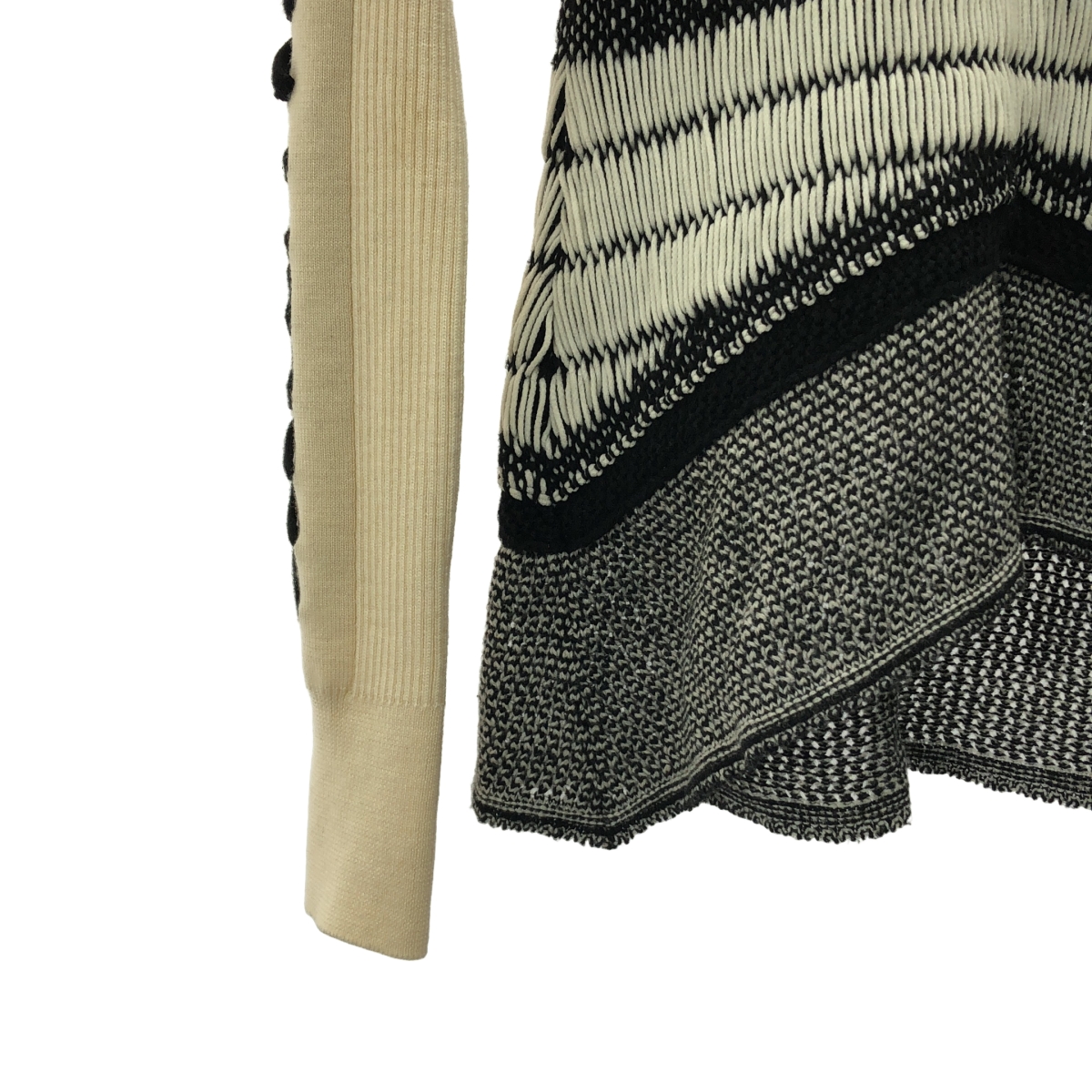 Mame Kurogouchi / マメクロゴウチ Exotic Pattern Peplum Knit エキゾチックパターン ペプラムニット