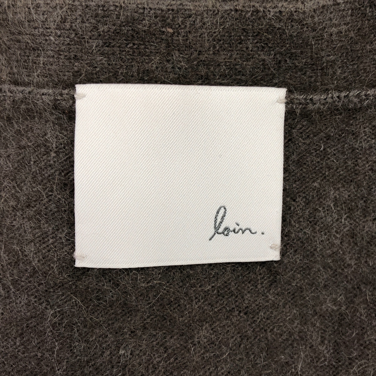 loin. / ロワン ウール ロング カーディガン