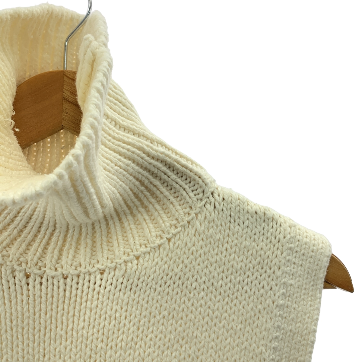 veritecoeur / ヴェリテクール コットン タートルネック ニットベスト