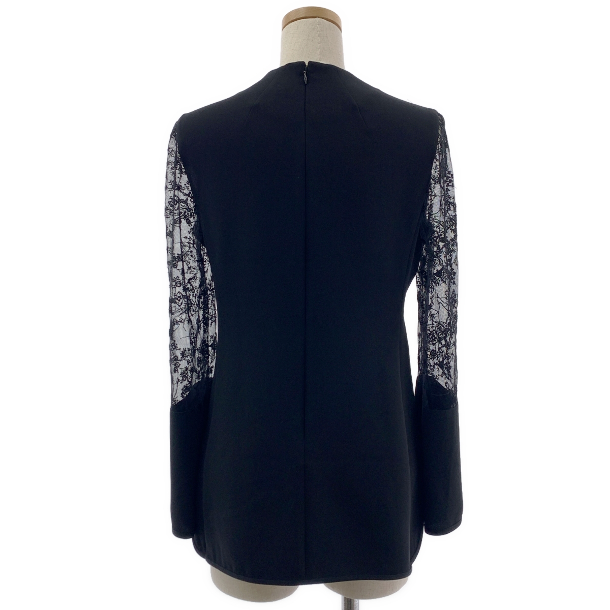 Mame Kurogouchi / マメクロゴウチ Acetate Polyester Floral Lace-Sleeve Shirt / レース スリーブ シャツ ブラウス