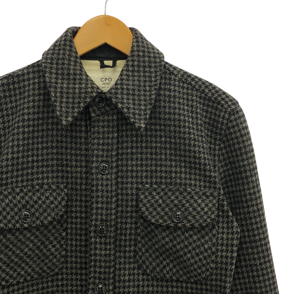 FIDELITY / フィデリティ ハウンドトゥース ウール CPO ジャケット