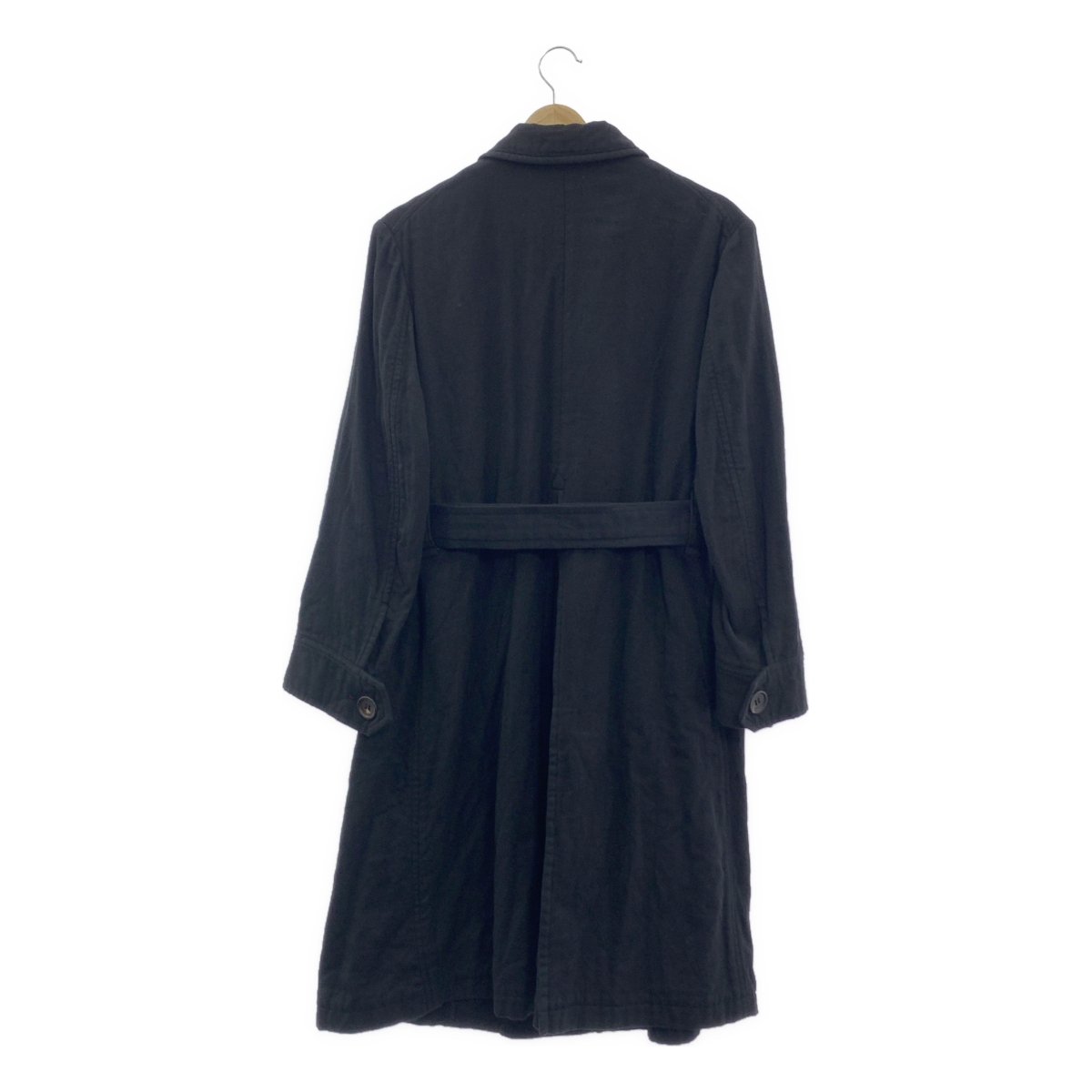 Y's / ワイズヨウジヤマモト コットンウール ステンカラー ベルテッド コート