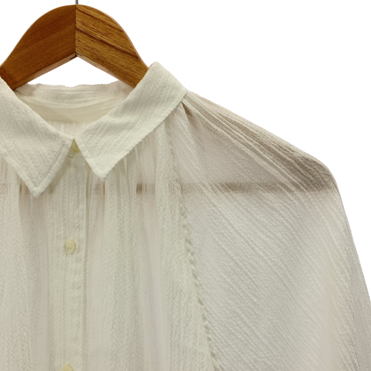 Plage / プラージュ Washer Long コットン ロング シャツ
