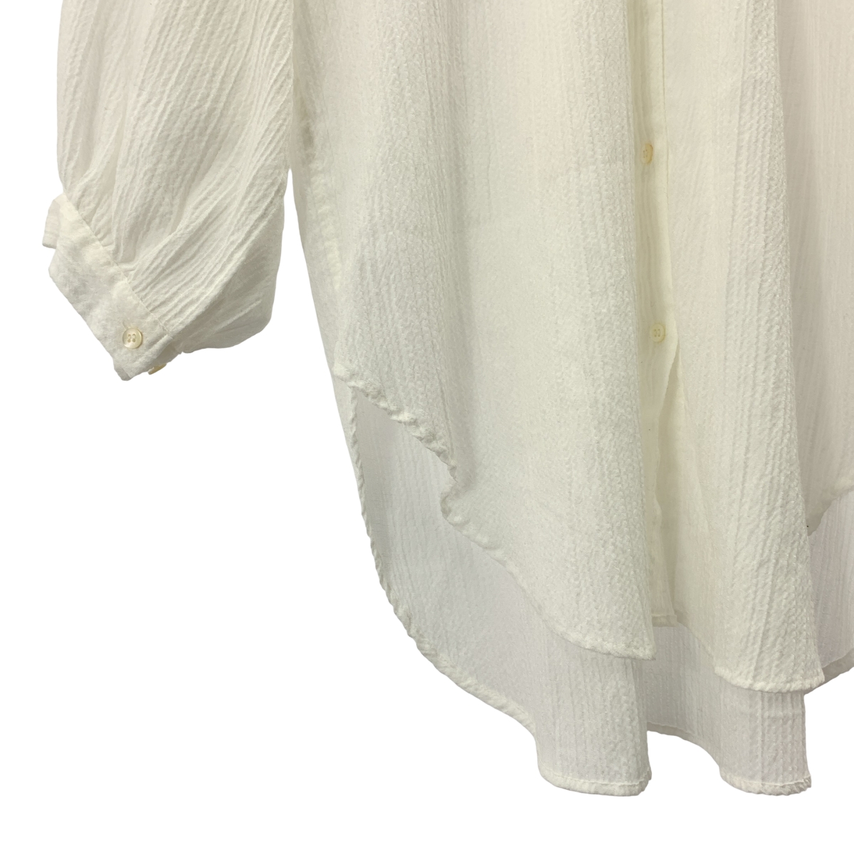 Plage / プラージュ Washer Long コットン ロング シャツ