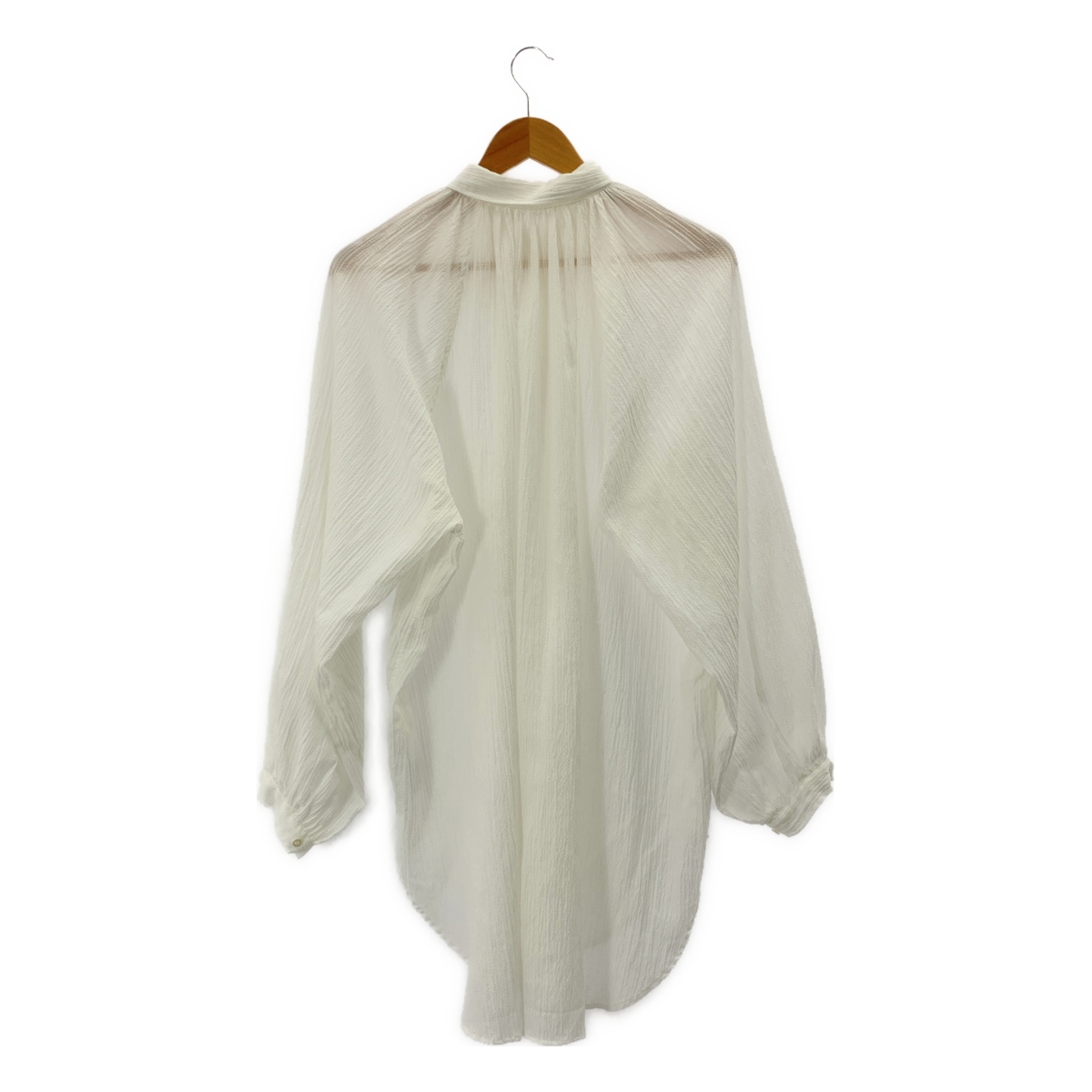 Plage / プラージュ Washer Long コットン ロング シャツ