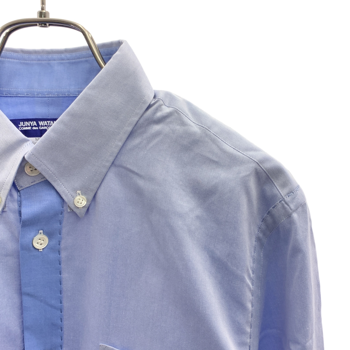 JUNYAWATANABE COMMEdesGARCONS MAN / ジュンヤワタナベマン コットン ステッチワーク ボタンダウンシャツ