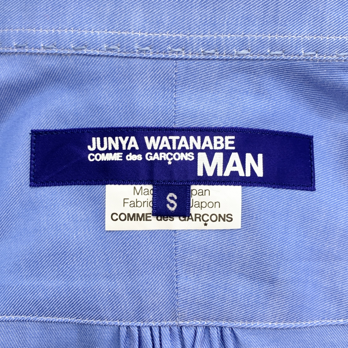 JUNYAWATANABE COMMEdesGARCONS MAN / ジュンヤワタナベマン コットン ステッチワーク ボタンダウンシャツ