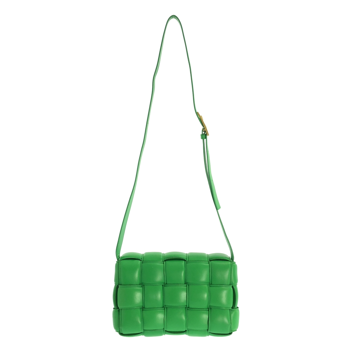 BOTTEGA VENETA / ボッテガヴェネタ パデッドカセット ショルダーバッグ / ラムスキン