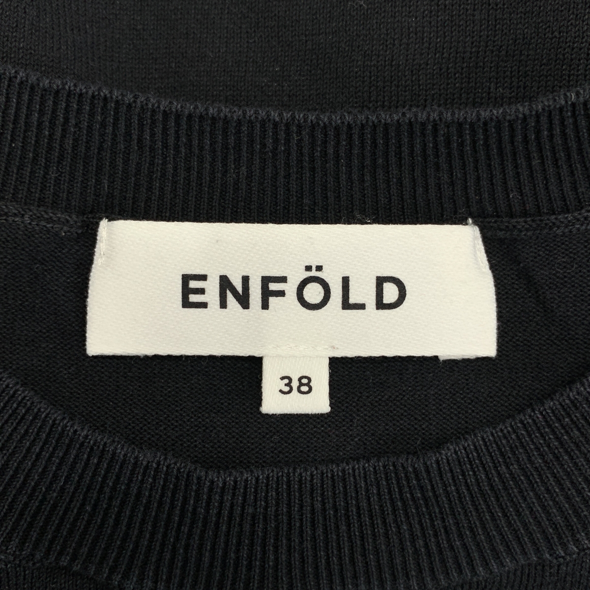 ENFOLD / エンフォルド コットン プルオーバー ボックス ニット