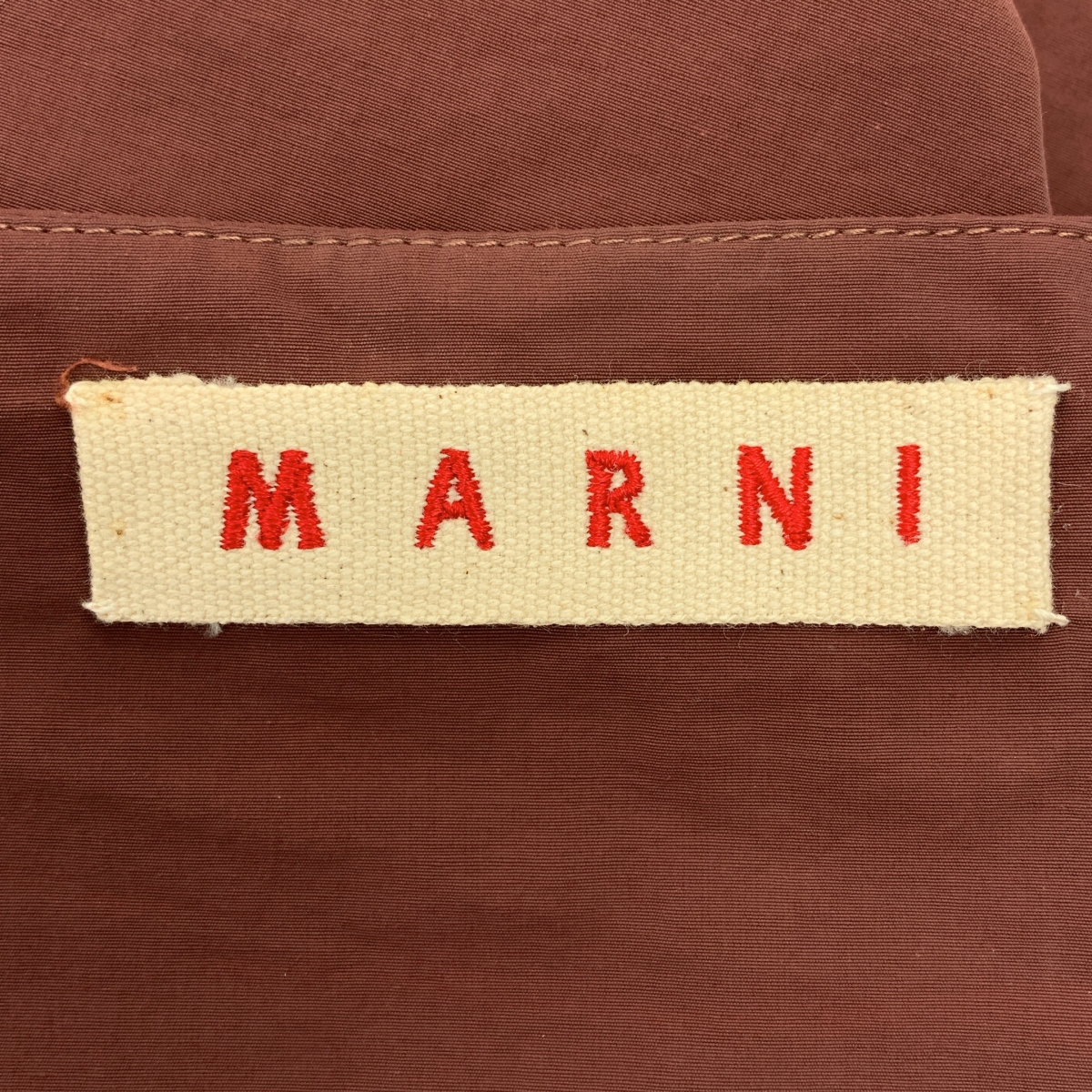 MARNI / マルニ ナイロン バイカラー バックジップ スカート