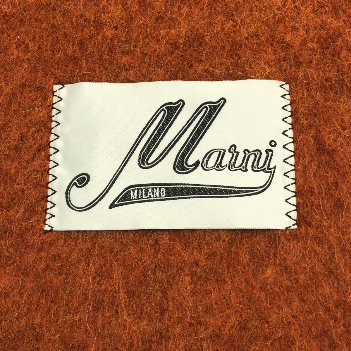 MARNI / マルニ アルパカ混 フリンジ マフラー ストール