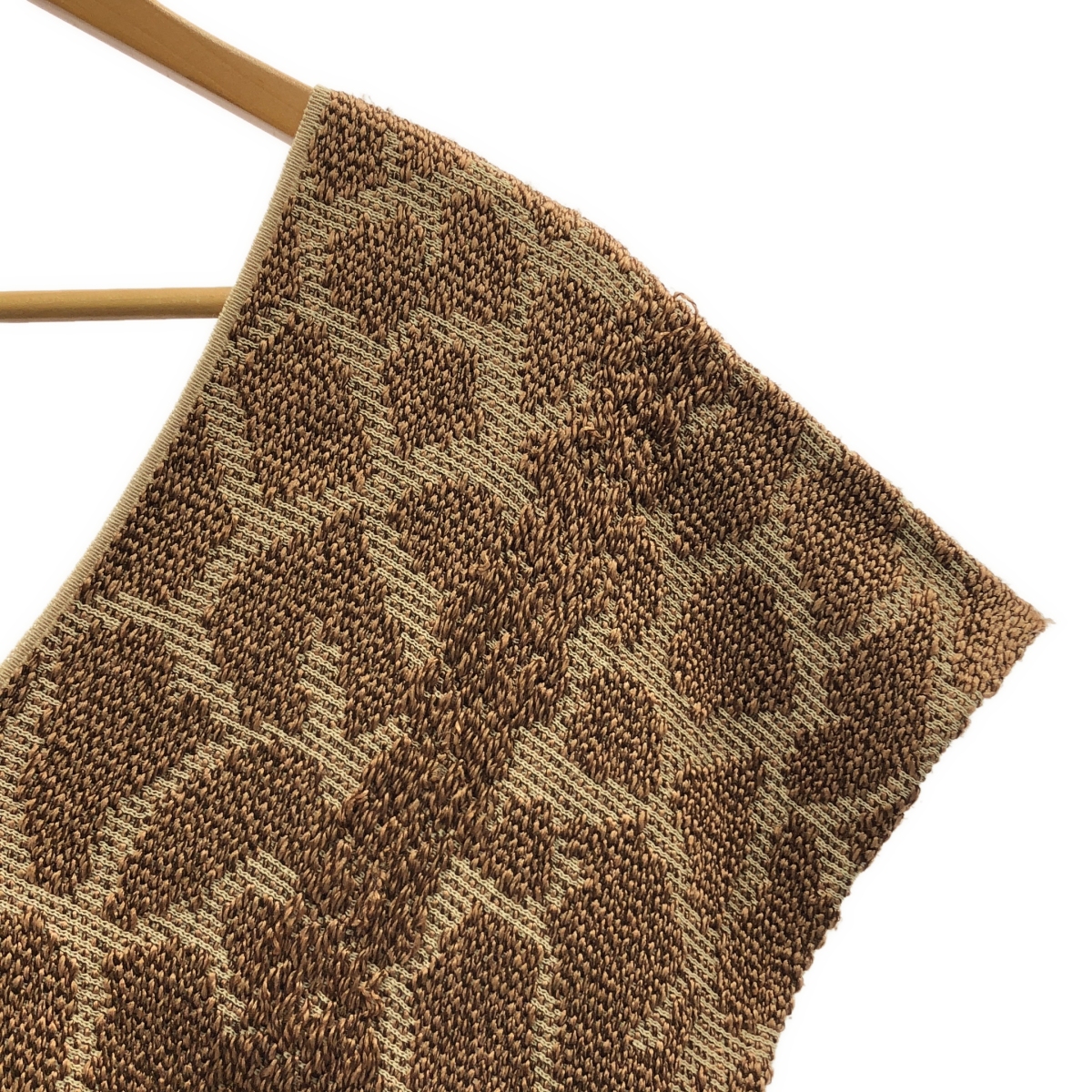 TAN / タン ジャガード フリンジ ジラフベスト