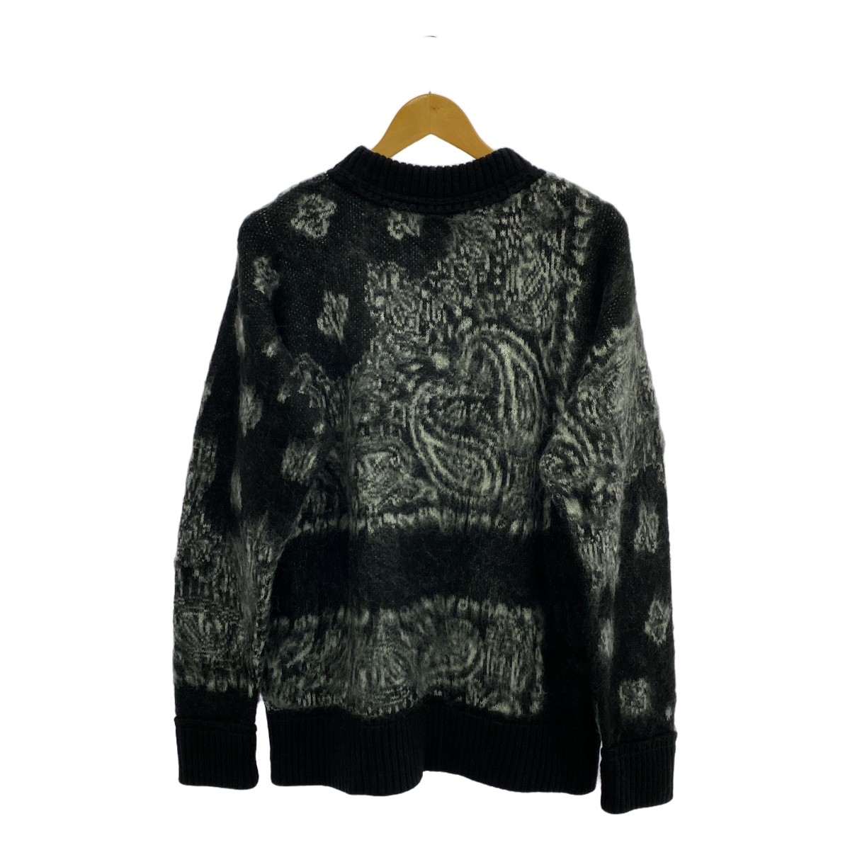 sacai / サカイ Bandana Jacquard Knit Pullover / モヘヤ ジャガード スリット ニット セーター
