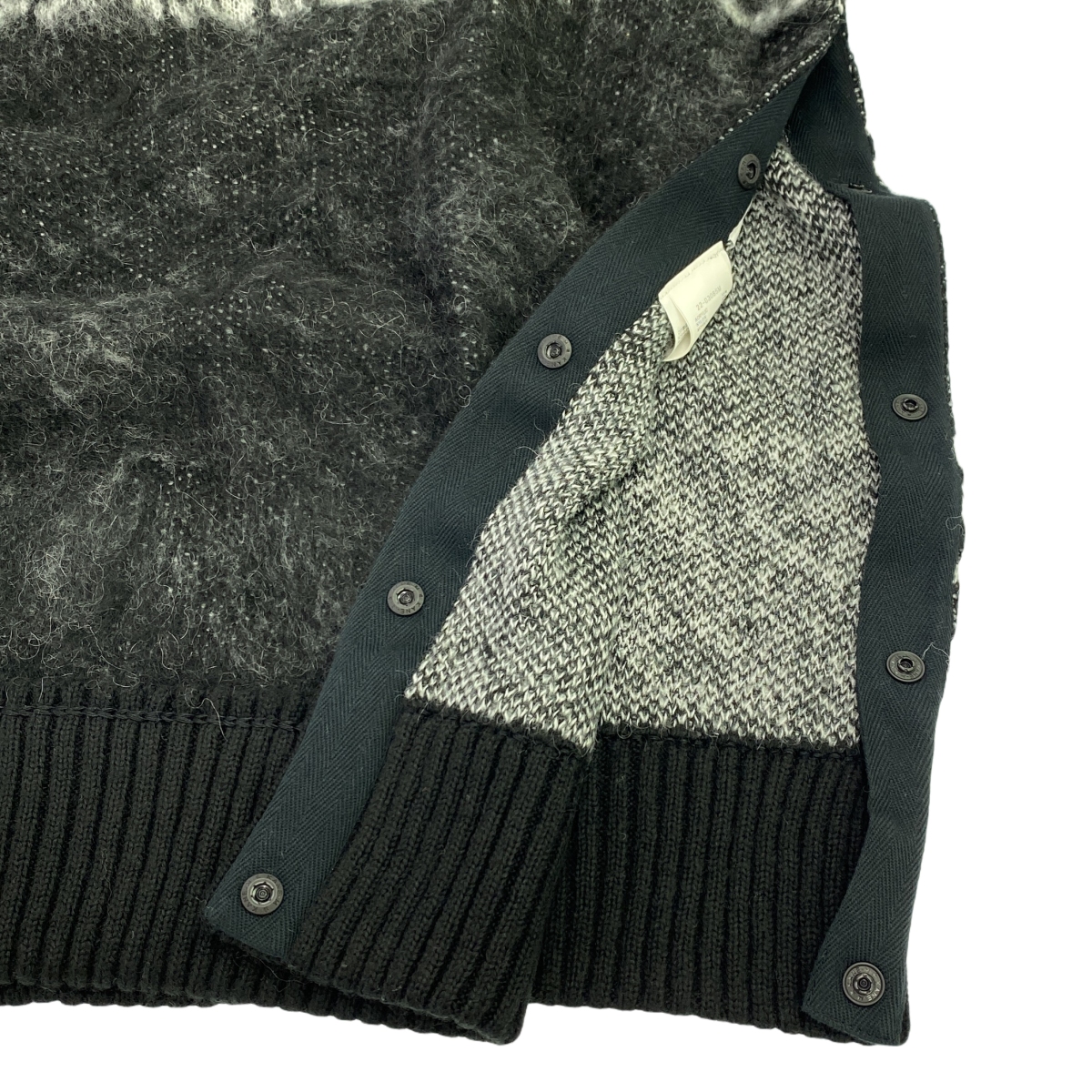 sacai / サカイ Bandana Jacquard Knit Pullover / モヘヤ ジャガード スリット ニット セーター