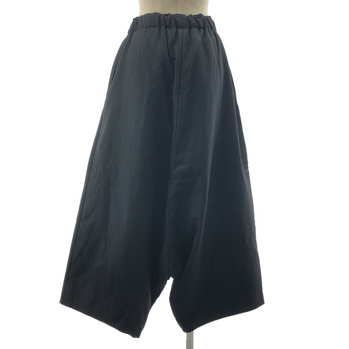COMME des GARCONS / コムデギャルソン 変形 オーバーシルエット ドローストリング パンツ / 総裏地