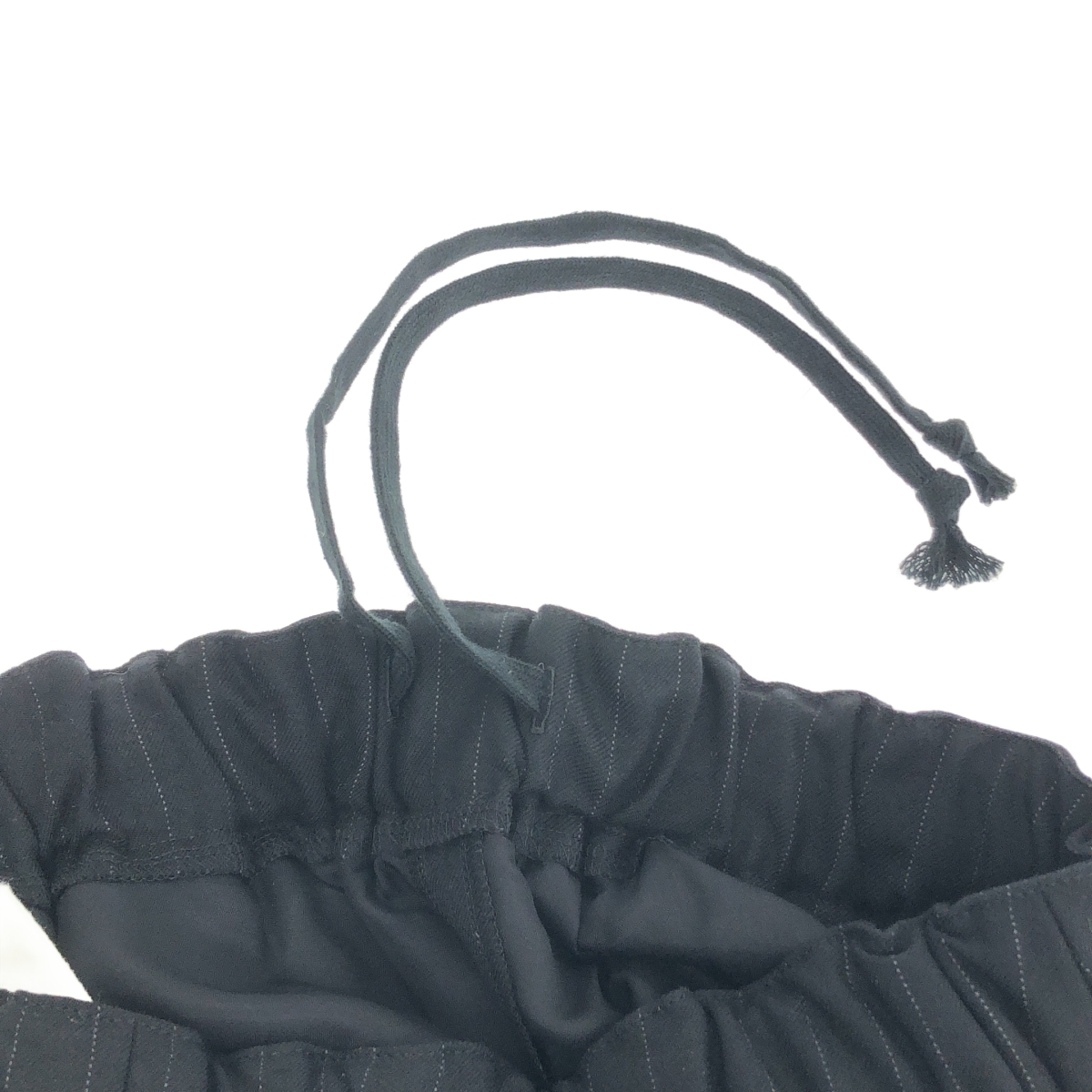 COMME des GARCONS / コムデギャルソン 変形 オーバーシルエット ドローストリング パンツ / 総裏地