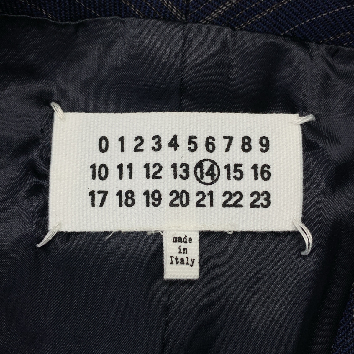 Maison Margiela / メゾンマルジェラ ストライプ ジレ ベスト / 総裏地