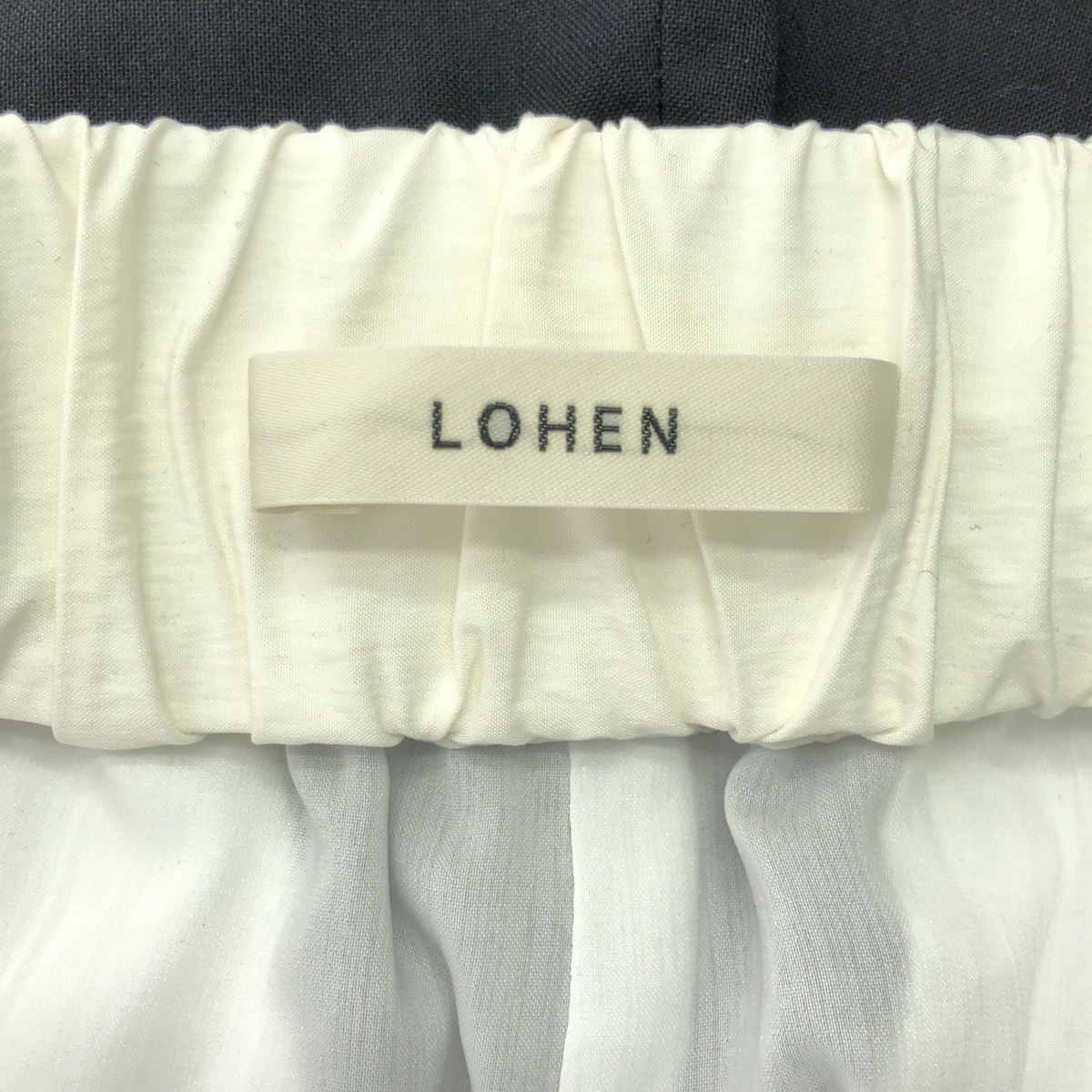 その他 DOUBLE WAIST 2TUCK PANTS トロピカル素材 タックパンツ