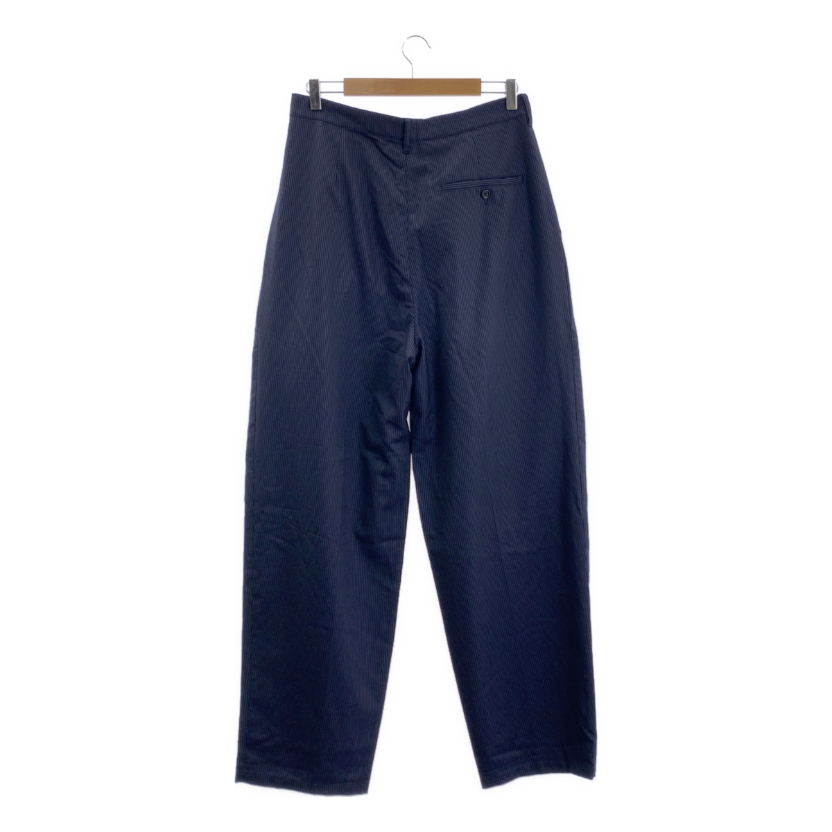 CAMIEL FORTGENS / カミエルフォートへンス suit pants ウール ストライプ 2タック スラックス