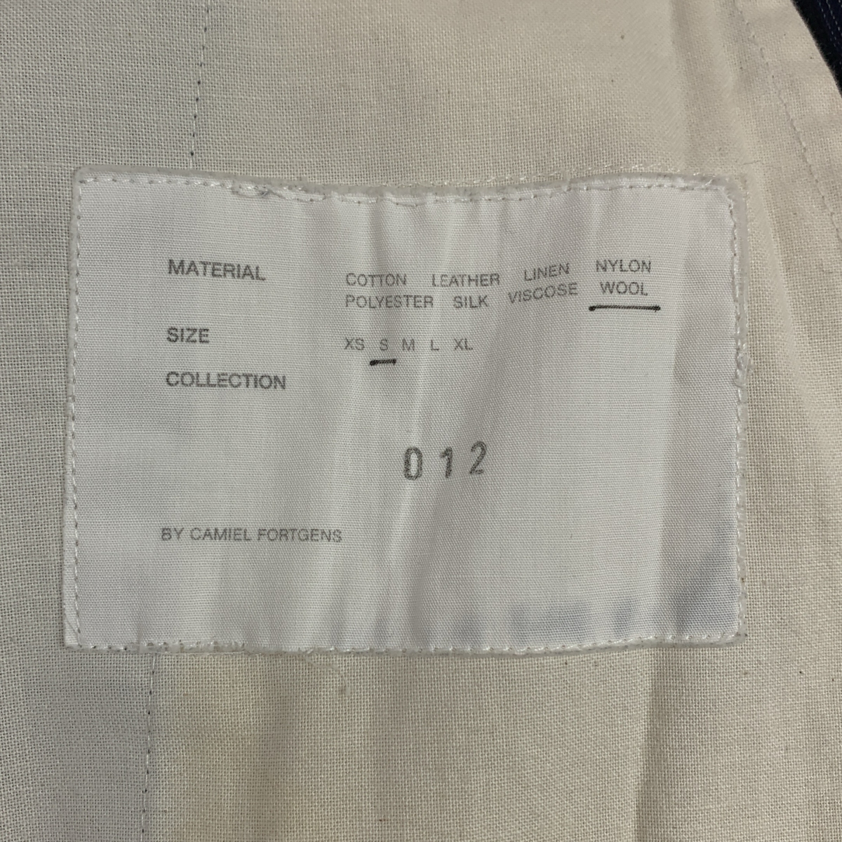 CAMIEL FORTGENS / カミエルフォートへンス suit pants ウール ストライプ 2タック スラックス